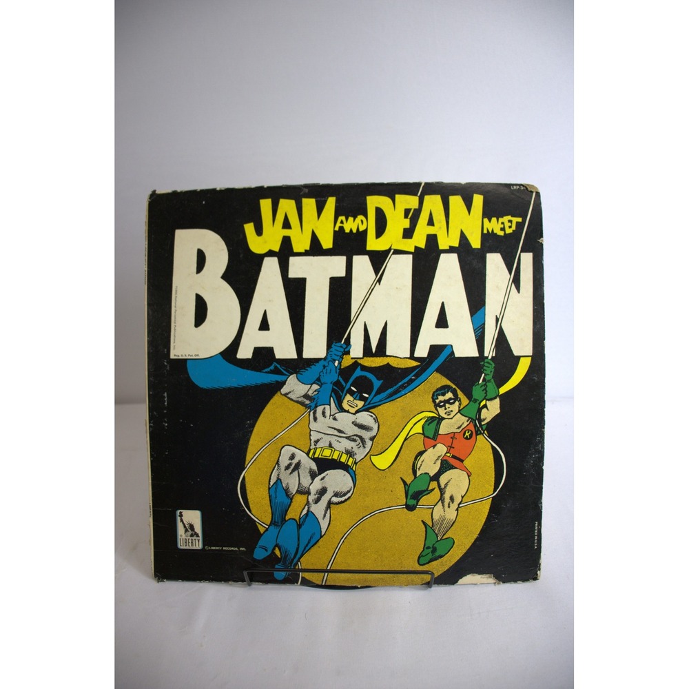 Jan and Dean Meet Batman 1966 Liberty Records Vinyl LP Bat-tacular